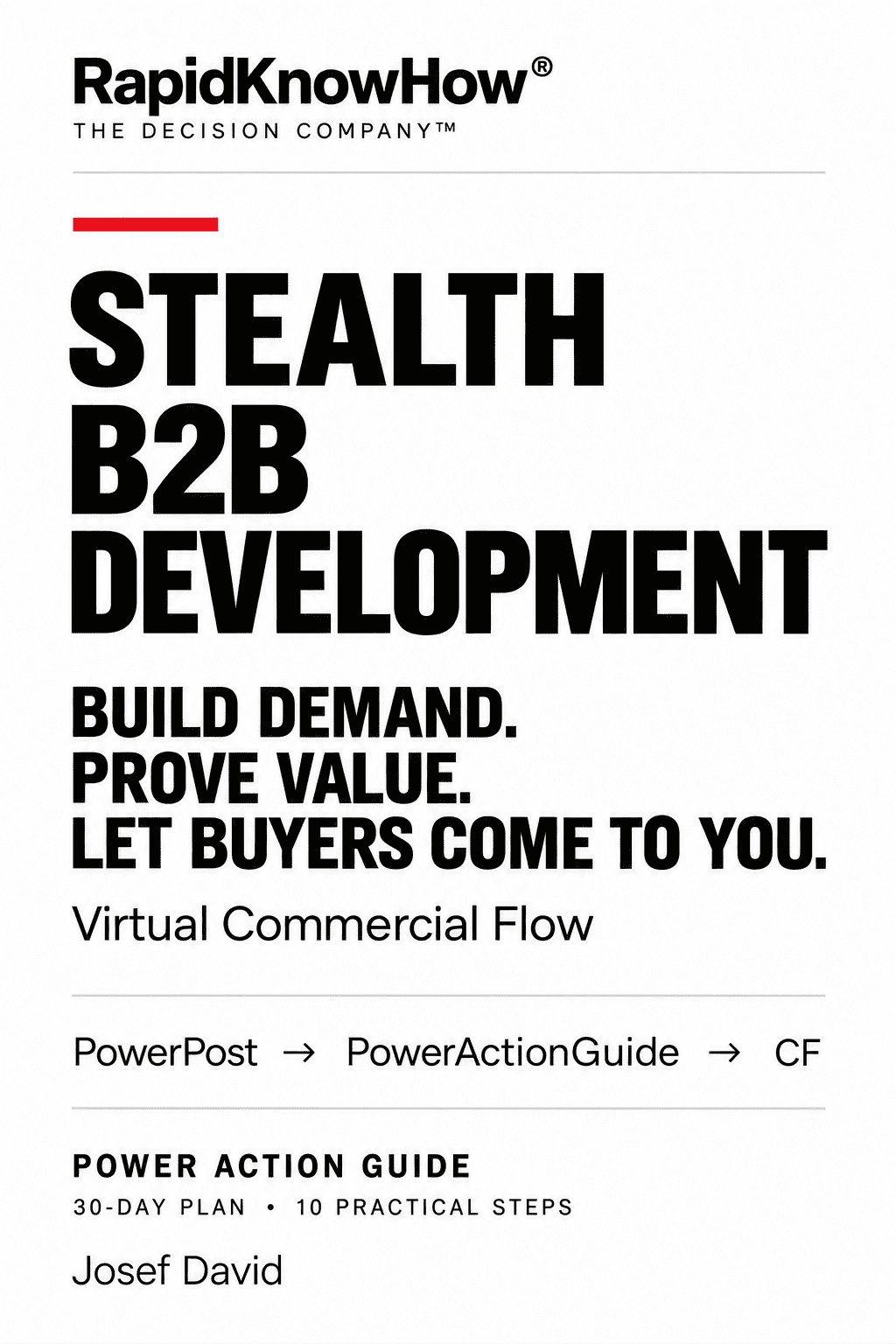 STEALTH B2B DEVELOPMENT | PowerActionGuide